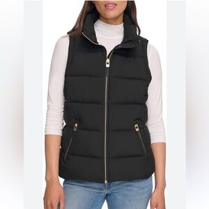 Tommy Hilfiger Black TH Flex Puffer Vest Size Large